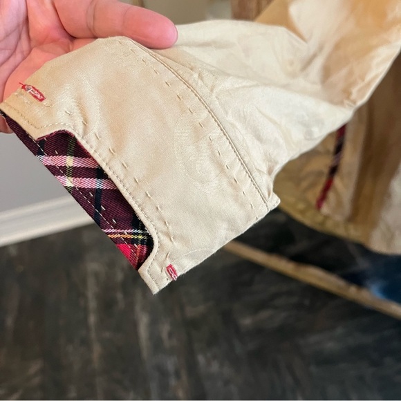 COOGI Tan Men's Vintage XXL Button Shirt with Embroidered Accents - Picture 2 of 11